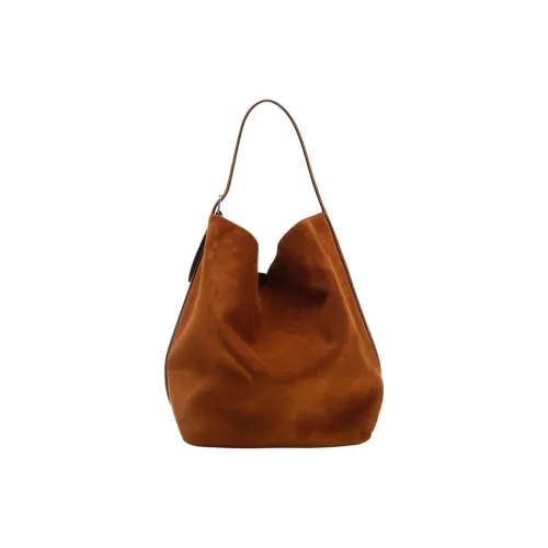 TOTEME Сумка из коровьей кожи сумка для покупок сумка через плечо женская коричневая