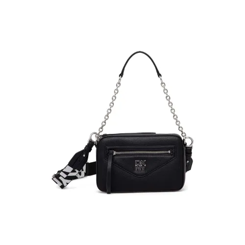 DKNY Сумка через плечо из кожи женская черная