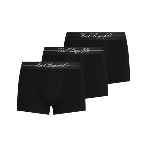 Karl Lagerfeld FW24 Трусы Мужские 3 упаковки Черный