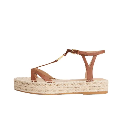 Polo Ralph Lauren Payton One Strap Sandals 3 см Женские Бежевые