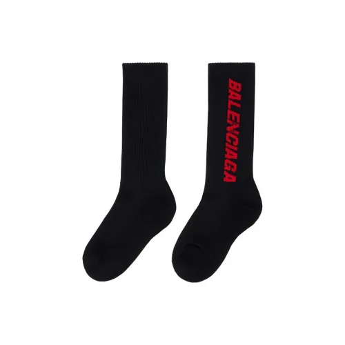 BALENCIAGA Черные Женские Носки MID до икры