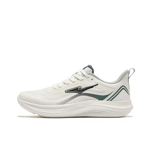 Erke Амортизация And Дышащий Низкий Топ Беговые кроссовки Мужской Микрокристаллический Белый Сосновый Морозный Зеленый