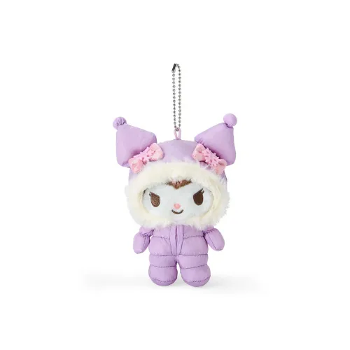 Sanrio Kuromi Fleece Winter Plush Dolls Pendant 7cm Height