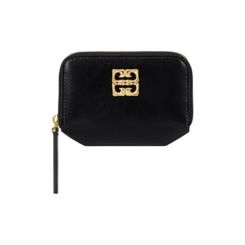GIVENCHY Телячья кожа Монетница Кошелек Женские Черный