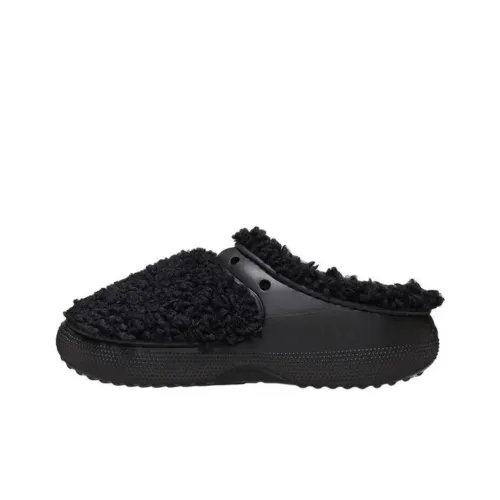 Crocs ЭВА противоскользящие домашние тапочки унисекс черные