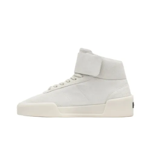 Fear Of God Aerobic Высокая Износостойкость Высокие Кроссовки для Скейтбординга Унисекс Белые