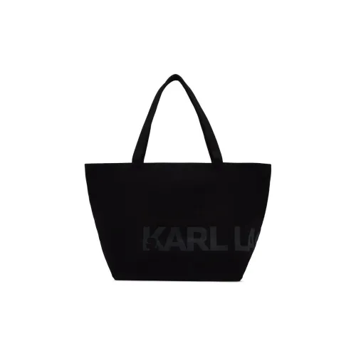 Karl Lagerfeld Переработанный хлопок Тоут Сумка Сумка для покупок Сумка на плечо Сумка Мужская Черная