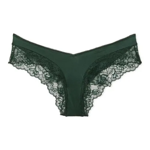 Victoria's Secret 1 упаковка Botanical зеленый женский бикини трусики