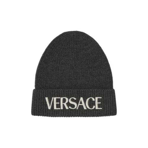 VERSACE Полиэстер Новая шерсть Шапки-бини Детский Серый