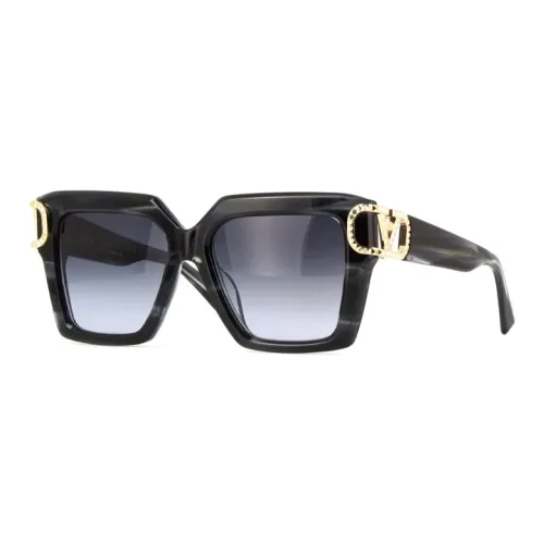 Valentino Ацетат Нерегулярная форма Солнцезащитные очки Женские Черный