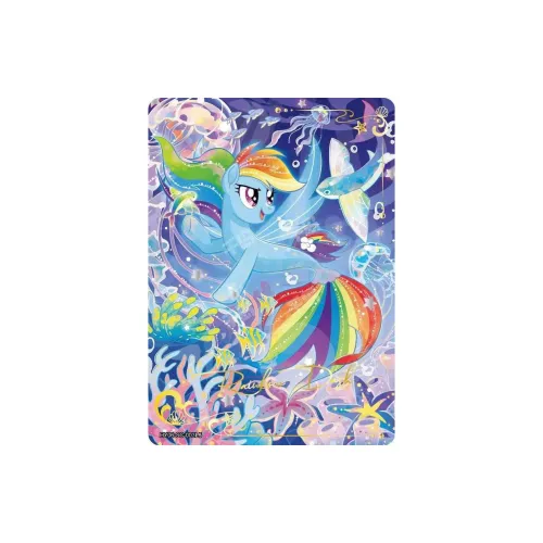KAYOU Paulie The Pony Huiyue 6 Rainbow Dash SC IP Аниме Карты 1 Размер