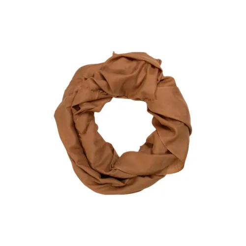 BY MALENE BIRGER COPENHAGEN MBC Вязаные шарфы из шерсти Женские Коричневый