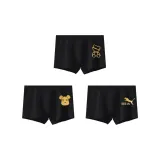 Черный 3 упаковки (Золотой-Eye X Медвежонок-Леопард BE-Золотой Медвежонок)