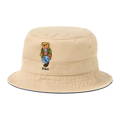 Polo Ralph Lauren 100% хлопок Шляпы ведра Мужской Коричневый