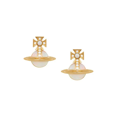 Vivienne Westwood Brass Earrings Женские Золото