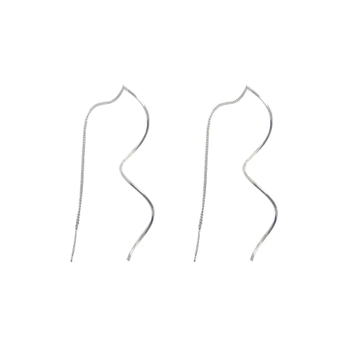 ERXI Серьги-гвоздики из серебра 925 пробы женские