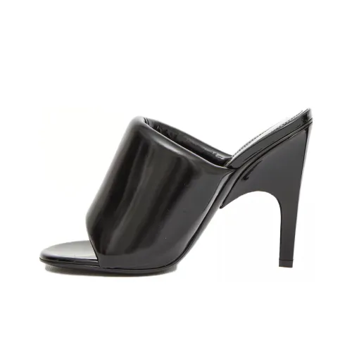 The Attico Рем Стильный Сандалии Женские Черный