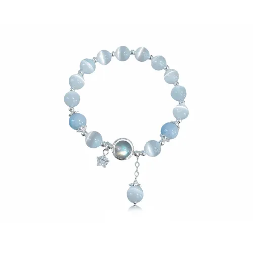 MUYAN Цветное стекло Сияющий Браслет с бусинами Звезды Женские