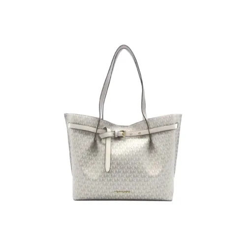 MICHAEL KORS Эмилия Холст Тот Сумка Сумка для покупок Сумка через плечо Сумка Большая Женская Бежевая