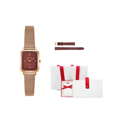 SMART ROCK Кварцевый механизм Женские часы 31,2мм*21,1мм*6,6мм Красный