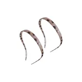 2 шт. U-образный стеклянный ободок, прозрачный