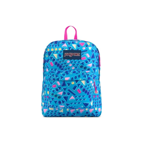 JanSport Полиэстер Рюкзак Средний Унисекс Глубокий Синий Многоцветный