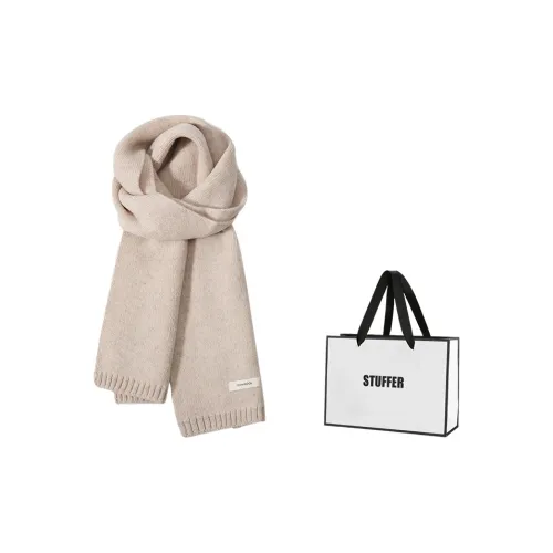 STUFFER 100% Шарфы из овечьей шерсти вязаные Унисекс