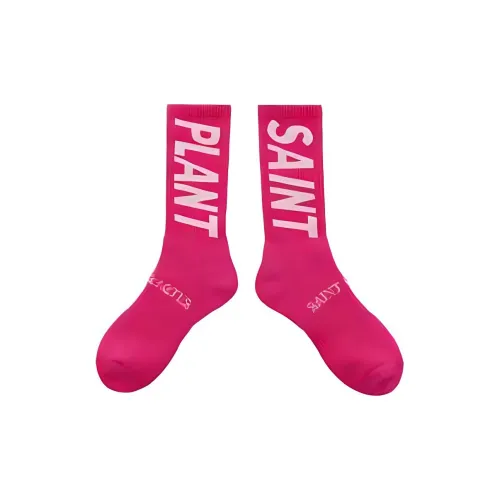 SAINT Mxxxxxx CPFM Collaboration Коллаборация 1 шт Розовый Унисекс MID Носки до икры