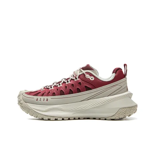 MEDM x LINING Юбка-карандаш Устойчивая к истиранию Низкий топ Повседневный Унисекс Красный Серый