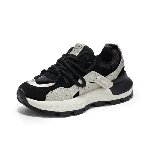 La Chapelle визуально увеличивает рост устойчивые к истиранию низкий топ кроссовки с толстой подошвой женские