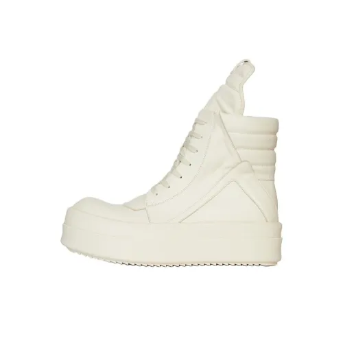 RICK OWENS совместный бренд RO Высокие кроссовки для скейтбординга Женские Белые