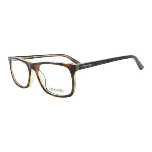 CALVIN KLEIN Пластик Квадратные Оправы для очков Унисекс Черепаховый