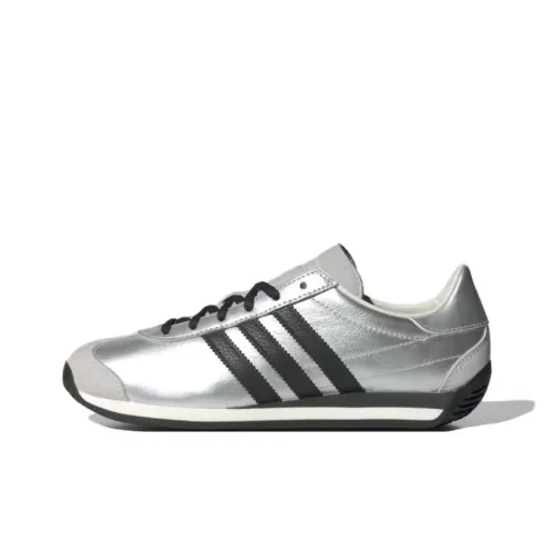 Adidas Originals COUNTRY OG Slip-resistant Abrasion-resistant Low Top Casual Women's Gray Black Adidas Originals COUNTRY OG Противоскользящий Устойчивый к истиранию Низкий Топ Повседневный Женский Серый Черный