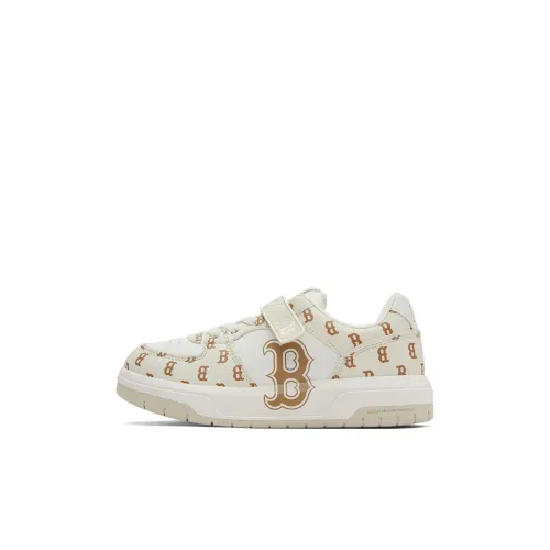 MLB Basic Boston Red Sox противоскользящие устойчивые к истиранию низкий топ детские повседневные обувь абрикос детский