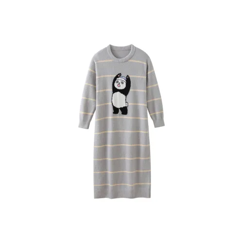 JINGYUN Deep Pajama 70 Ночная сорочка Женская Серый