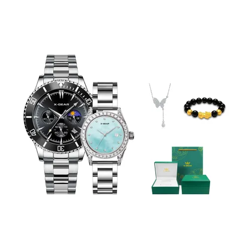 X Gear Кварцевый Movement Унисекс Часы 40 мм Черные