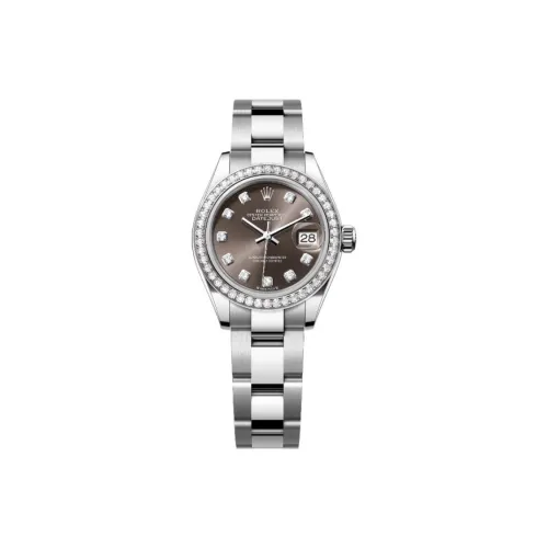 ROLEX Автоматический Механический Movement Женские Women's Apparel Log Series Часы 28 мм Серые