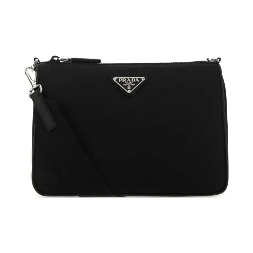 PRADA Нейлоновая сумка через плечо сумка на плечо мужская черная