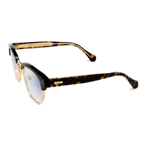 Cartier Металл Ацетат Круглые Солнцезащитные очки Женские Коричневый