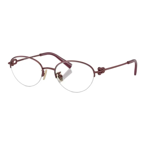TIFFANY CO. Титан Нерегулярная форма Оправы для очков Женские Розовый