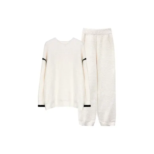 WANANNI Пижамный комплект Женский Белый