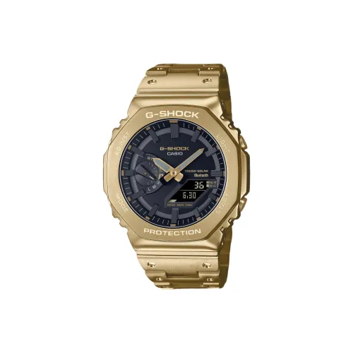 CASIO Full Metal Series Солнечный Кварцевый Механизм Нержавеющая Сталь Ремешок Часы Унисекс Черный Циферблат