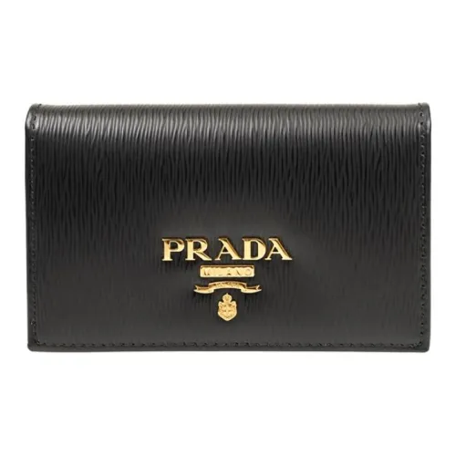 PRADA Кошелек из коровьей кожи Унисекс Черный