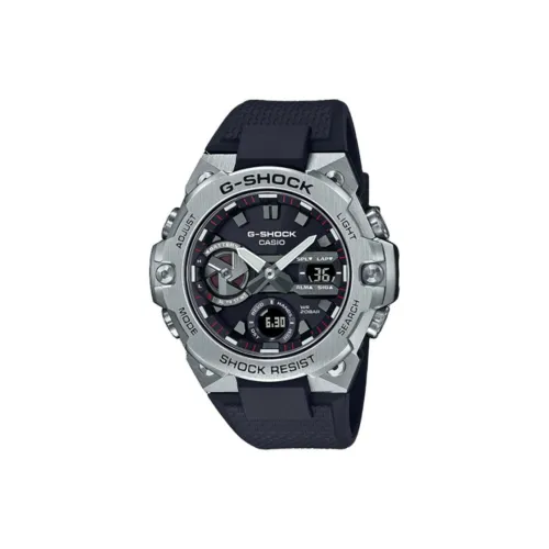 Коллекция Casio GST B400 Солнечный Кварцевый Механизм Resin Ремешок Часы Мужские Черный Циферблат