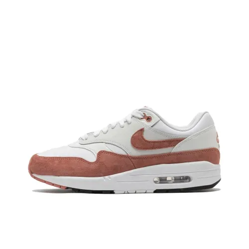 Nike Air Max 1 Low Топ Повседневная обувь Женская Розовая Белая
