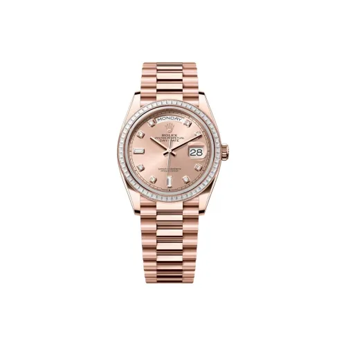 ROLEX Автоматический Механический Movement Женские Week Тип Календарь Часы 36 мм Шампанское