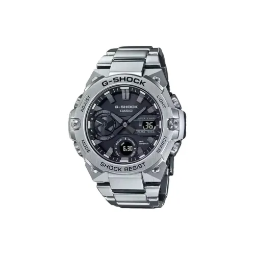CASIO GST B400 Collection Солнечный кварцевый механизм механизм нержавеющая сталь ремешок часы черный циферблат