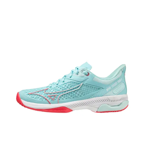 Mizuno Wave Exceed Tour 5 Теннисные кроссовки Низкий топ Зеленый Женский