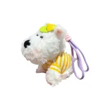 Вест-хайленд Разноцветный шнур Подвеска [Желтые и белые полосы]