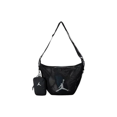 Джордан Crossbody Bag Глубокий Черный Унисекс